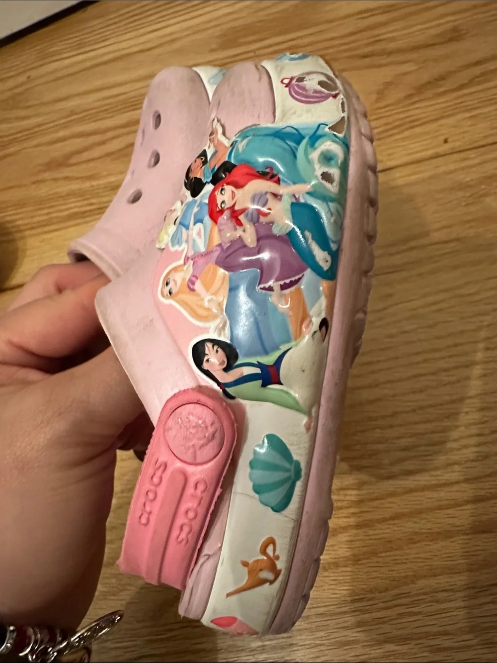 Girls' Pink Princess Clog Shoes - Kids